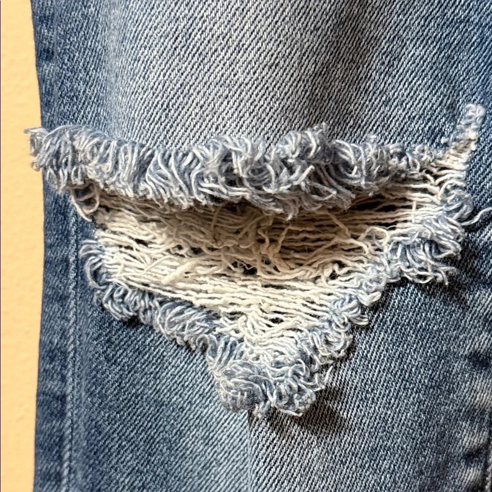 Altar'd State Distressed Ankle Jeans in Blue - Picture 3 of 8